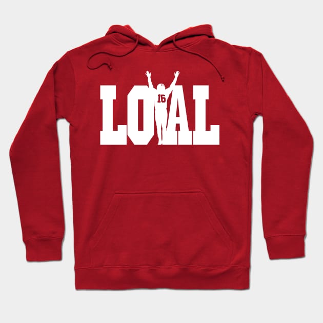 49er Loyal: A Joe Montana Tribute Design Hoodie by OrganicGraphic